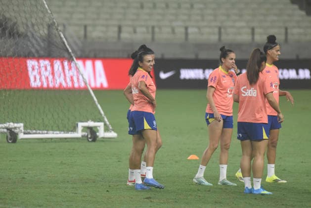 The Brazil team held an open training session for the press on Tuesday afternoon at the Arena Castelao. The Brazil will face The United States national team, Nationalteam on Wednesday in a friendly match at the Arena Castelao. Caior Rocha (Caior Rocha SPP)  Copyright: xCaiorxRochax xSPPx spp-en-CaRoSp-20260608_CaioRocha_treinobrasil-5542