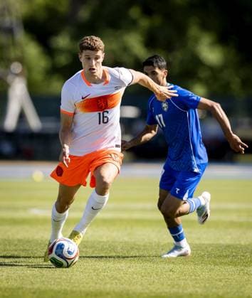NEW YORK - Guus Til of the Netherlands during the friendly match between the Netherlands and Uzbekistan at Icahn Stadium on June 8, 2026, in New York, United States. The Dutch national team, Nationalteam is preparing for the World Cup. KOEN VAN WEEL ANP International Friendly, Länderspiel, Nationalmannschaft 2026 xVIxANPxSportx xxANPxIVx 560524719 originalFilename: 560524719.jpg