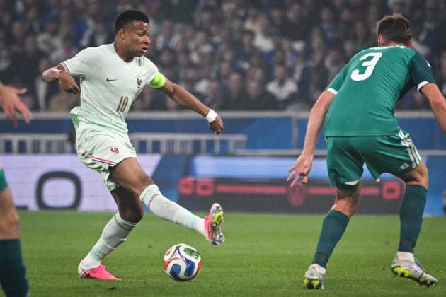 Friendly Match - France v Northern Ireland - FA French forward Kylian Mbappe controls the ball during the friendly football match between France and Northern Ireland as part of FIFA Wold Cup 2026 preparations, at the Pierre Mauroy stadium in Lille on June 8, 2026. Photo by Firas Abdullah ABACAPRESS.COM Lille Hauts de France France  Copyright: xAbdullahxFiras ABACAx