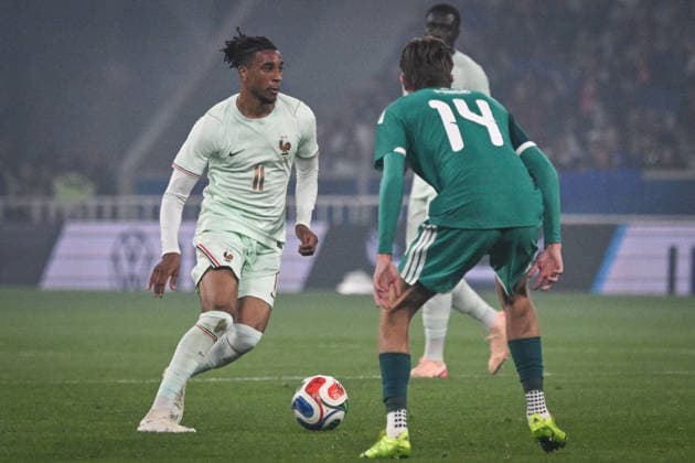 Friendly Match - France v Northern Ireland - FA French forward Michael Olise controls the ball during the friendly football match between France and Northern Ireland as part of FIFA Wold Cup 2026 preparations, at the Pierre Mauroy stadium in Lille on June 8, 2026. Photo by Firas Abdullah ABACAPRESS.COM Lille Hauts de France France  Copyright: xAbdullahxFiras ABACAx