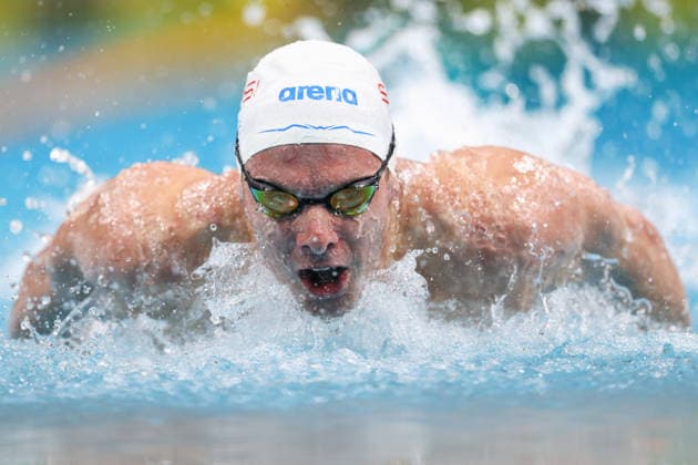 June 9, 2026, Sydney, Nsw, Australia: MATTHEW TEMPLE competes in the Men s 100m Butterfly heats during the 2026 Australian Swimming Commonwealth Games, Pan Pacific Championships and Para Pan Pacific Championships Trials. Swimming 2026: Australian Swimming Trials  - ZUMAt173 20260609_zsp_t173_009 Copyright: xStephanexThomasx