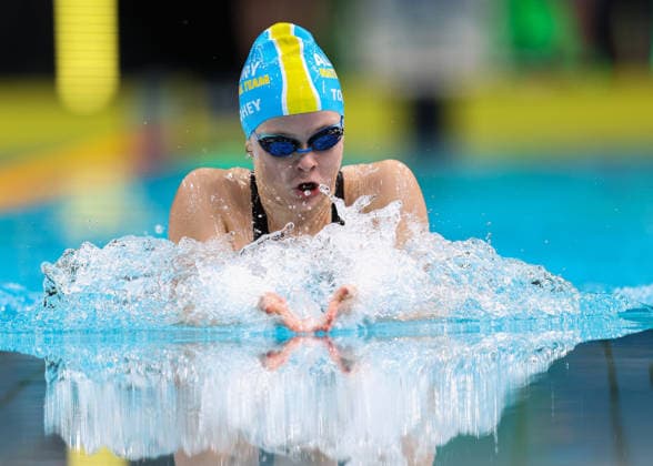 June 9, 2026, Sydney, Nsw, Australia: SIENNA TOOHEY competes in the Women s 100m Breaststroke heats during the 2026 Australian Swimming Commonwealth Games, Pan Pacific Championships and Para Pan Pacific Championships Trials. Sydney Australia - ZUMAt173 20260609_zsp_t173_012 Copyright: xStephanexThomasx