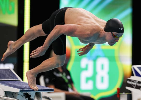 June 9, 2026, Sydney, Nsw, Australia: SAMUEL SHORT competes in the Men s 200m Freestyle heats during the 2026 Australian Swimming Commonwealth Games, Pan Pacific Championships and Para Pan Pacific Championships Trials. Sydney Australia - ZUMAt173 20260609_zsp_t173_014 Copyright: xStephanexThomasx