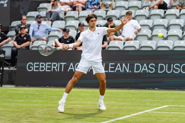 Tennis, Boss Open 2026, Stuttgart, TC Weissenhof, Pierre-Hugues-Herbert (FRA) BOSS OPEN STUTTGART 2026 in Stuttgart