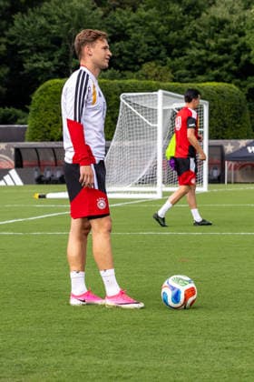 JOSHUA KIMMICH Team Arrival Germany, Base Camp, practice, FIFA World Cup, WM, Weltmeisterschaft, Fussball 2026, Winston-Salem
