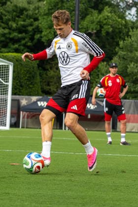 JOSHUA KIMMICH Team Arrival Germany, Base Camp, practice, FIFA World Cup, WM, Weltmeisterschaft, Fussball 2026, Winston-Salem