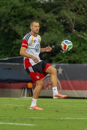 Waldemar Anton Team Arrival Germany, Base Camp, practice, FIFA World Cup, WM, Weltmeisterschaft, Fussball 2026, Winston-Salem