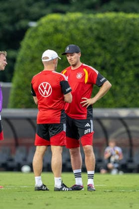 Julian Nagelsmann Team Arrival Germany, Base Camp, practice, FIFA World Cup, WM, Weltmeisterschaft, Fussball 2026, Winston-Salem