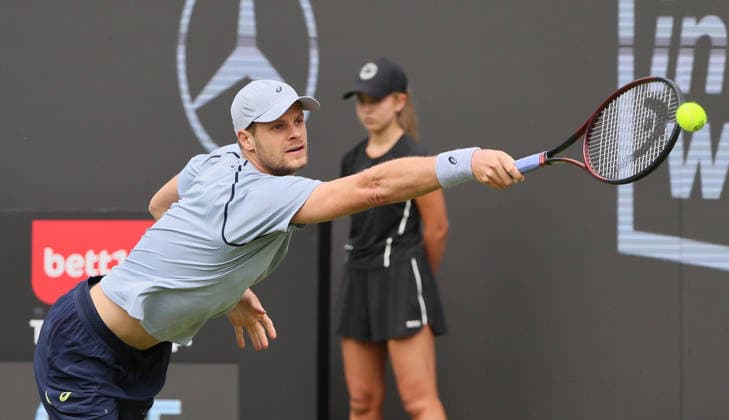 09.06.2026, Boss Open 2026, ATP, Tennis Herren Tour 250 Stuttgart, TTC Weissenhof, Tennis, im Bild: Yannick Hanfmann (GER)
