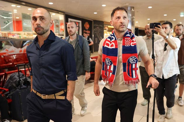 Domenico Tedesco atterra a Bologna come nuovo allenatore del Bologna FC Bologna (Italia) 9 Giugno 2026 (Photo Guido Calamosca LaPresse) Domenico Tedesco lands in Bologna as the new coach of Bologna FC jun 09, 2026 - Bologna - Italia (Guido Calamosca LaPresse )  Copyright: xGuidoxCalamosca LaPressex