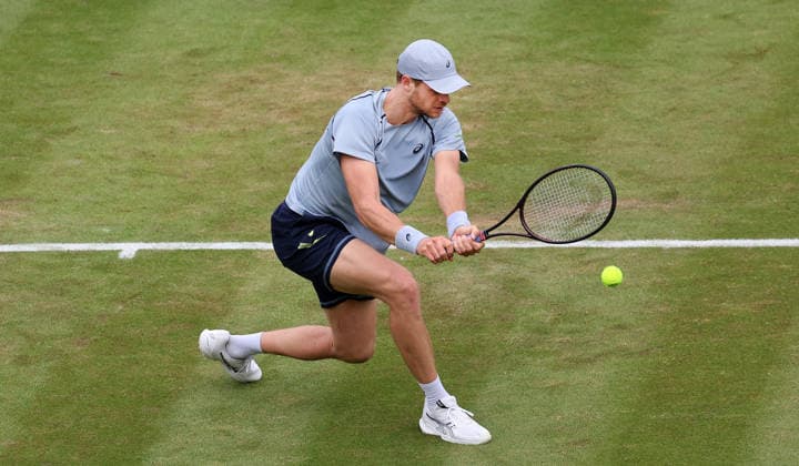 Stuttgart , Tennis , BOSS Open , Yannick Hanfmann ( GER )