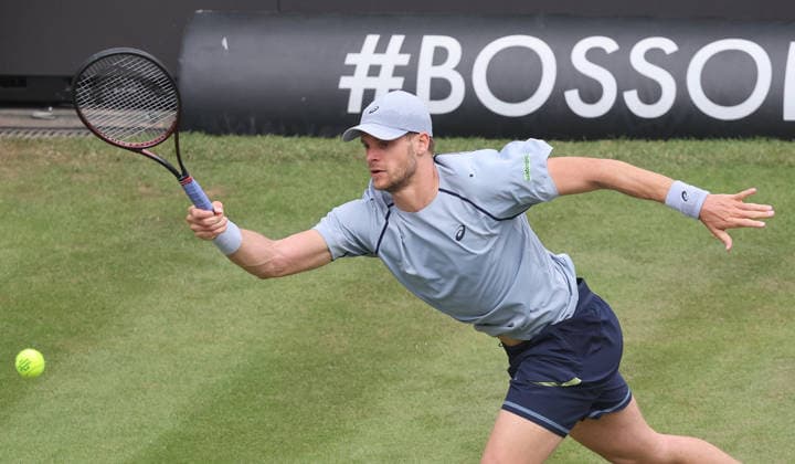 Stuttgart , Tennis , BOSS Open , Yannick Hanfmann ( GER )