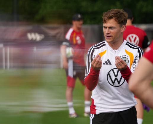 Joshua Kimmich (Deutschland, 6) nimmt an der ersten Trainingseinheit der deutschen Nationalmannschaft im Trainingslager in North Carolina teil. USA, Deutsche Fussballnationalmannschaft, Base Camp, Winston-Salem, 08.06.2026 USA, Deutsche Fussballnationalmannschaft, Base Camp, Winston-Salem, 08.06.2026 Winston-Salem
