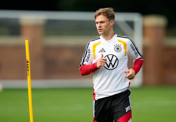Joshua Kimmich (Deutschland, 6) nimmt an der ersten Trainingseinheit der deutschen Nationalmannschaft im Trainingslager in North Carolina teil. USA, Deutsche Fussballnationalmannschaft, Base Camp, Winston-Salem, 08.06.2026 USA, Deutsche Fussballnationalmannschaft, Base Camp, Winston-Salem, 08.06.2026 Winston-Salem