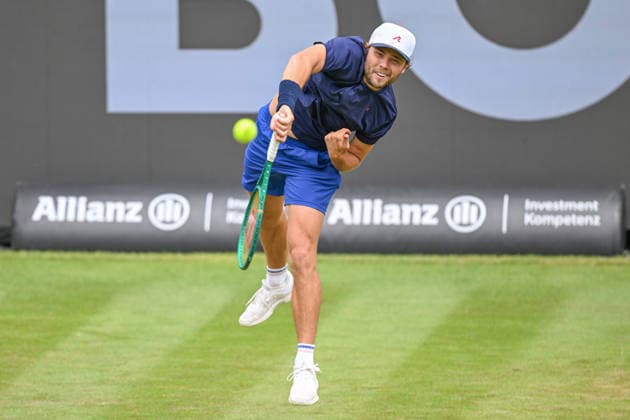Aleksandar Kovacevic (USA) 09.06.2026 ¢ Tennis ¢ BOSS OPEN ¢ ATP, Tennis Herren 250, TC Weissenhof, Stuttgart, BW Germany