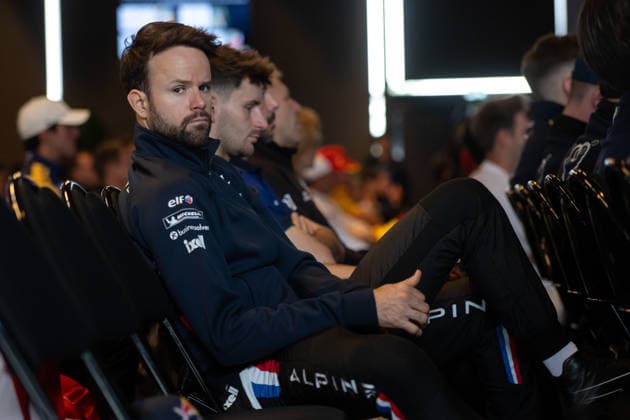 24 HEURES DU MANS 2026 - TUESDAY GOUNON Jules (fra), Alpine Endurance Team, Alpine A424 36, Hypercar, portrait, drivers briefing, during the 24 Hours of Le Mans 2026, 3rd round of the 2026 FIA World Endurance Championship, on June 9, 2026 on the Circuit des 24 Heures du Mans in Le Mans, France - Le MansFrance  Copyright: xMariusxHeckerx