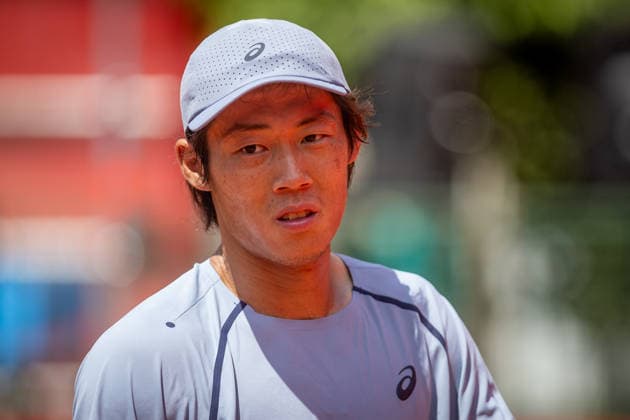 BRATISLAVA OPEN TENNIS ATP, Tennis Herren CHALLENGER Chun Hsin Tseng (Taipei) during first round ATP Tennis Challenger tour 100 Bratislava Open match against Genaro Alberto Olivieri(Argentina). Tennis courts Slovan Bratislava, Bratislava, Slovakia, June 08, 2026. Photo by Branislav Racko Copyright: xx 080A9751