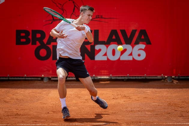 BRATISLAVA OPEN TENNIS ATP, Tennis Herren CHALLENGER Petr Brunclik (Czechia) during first round ATP Tennis Challenger tour 100 Bratislava Open match against Abdullah Shelbayh (Jordan). Tennis courts Slovan Bratislava, Bratislava, Slovakia, June 08, 2026. Photo by Branislav Racko Copyright: xx 080A0366