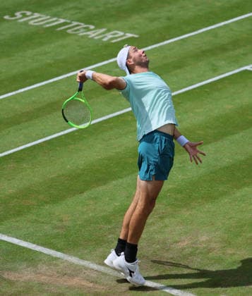 09.06.2026, Boss Open 2026, ATP, Tennis Herren Tour 250 Stuttgart, TTC Weissenhof, Tennis, im Bild: Jan-Lennard Struff (GER)