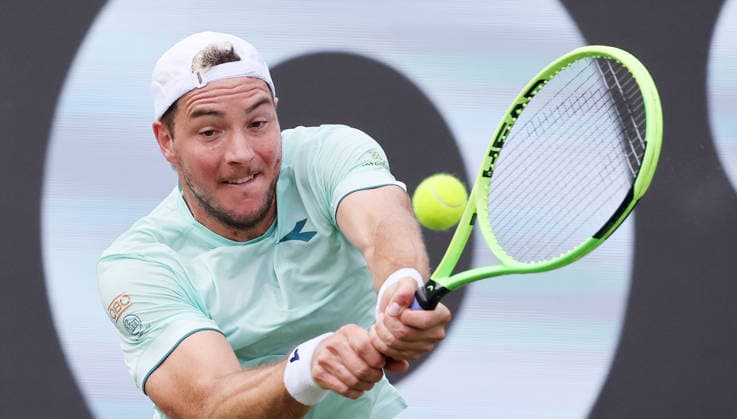 Stuttgart , Tennis , BOSS Open , Jan-Lennard Struff ( GER )