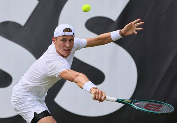 09.06.2026, Boss Open 2026, ATP, Tennis Herren Tour 250 Stuttgart, TTC Weissenhof, Tennis, im Bild: Tom Gentzsch (GER)