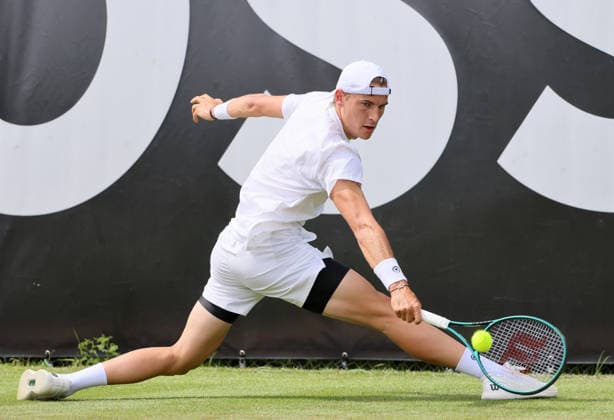 09.06.2026, Boss Open 2026, ATP, Tennis Herren Tour 250 Stuttgart, TTC Weissenhof, Tennis, im Bild: Tom Gentzsch (GER)