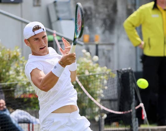 09.06.2026, Boss Open 2026, ATP, Tennis Herren Tour 250 Stuttgart, TTC Weissenhof, Tennis, im Bild: Tom Gentzsch (GER)