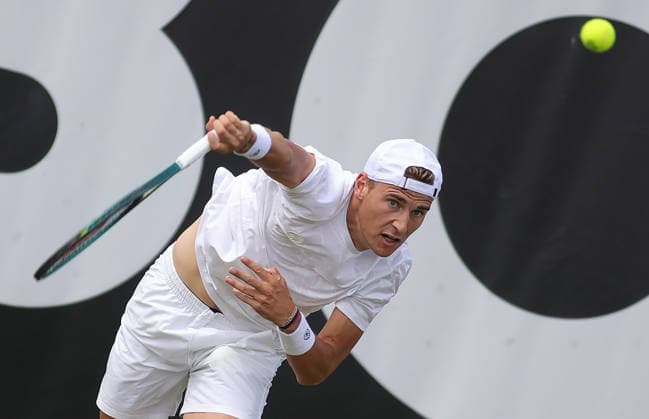 09.06.2026, Boss Open 2026, ATP, Tennis Herren Tour 250 Stuttgart, TTC Weissenhof, Tennis, im Bild: Tom Gentzsch (GER)
