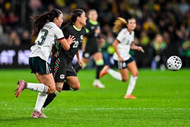 SYDNEY, AUSTRALIA - June 9: Sam Kerr (20 Australia) during the Sydney June FIFA International Window Australia v Mexico on June 9, 2026 in Sydney, Australia. Western Sydney Stadium (Photo by Keith McInnes Sports Press Photo Getty Images)  Copyright: xSportsxPressxPhotox Sportspressphoto_SPR163905