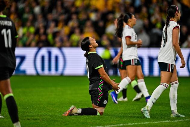 SYDNEY, AUSTRALIA - June 9: Sam Kerr (20 Australia) during the Sydney June FIFA International Window Australia v Mexico on June 9, 2026 in Sydney, Australia. Western Sydney Stadium (Photo by Keith McInnes Sports Press Photo Getty Images)  Copyright: xSportsxPressxPhotox Sportspressphoto_SPR163907