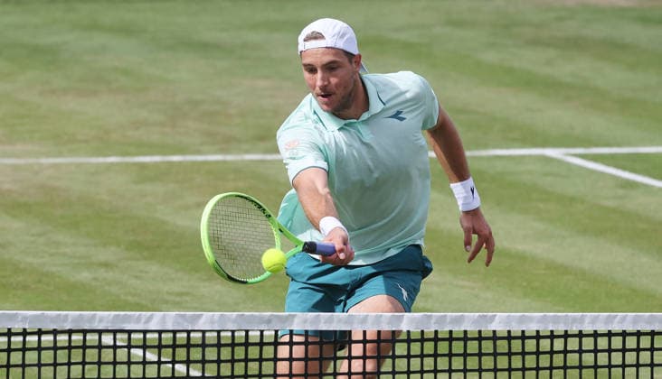 Stuttgart , Tennis , BOSS Open , Jan-Lennard Struff ( GER )