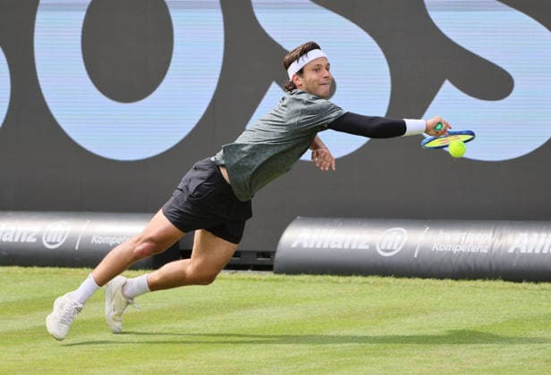 09.06.2026, Boss Open 2026, ATP, Tennis Herren Tour 250 Stuttgart, TTC Weissenhof, Tennis, im Bild: Alexis Galarneau (CAN)