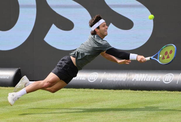 09.06.2026, Boss Open 2026, ATP, Tennis Herren Tour 250 Stuttgart, TTC Weissenhof, Tennis, im Bild: Alexis Galarneau (CAN)
