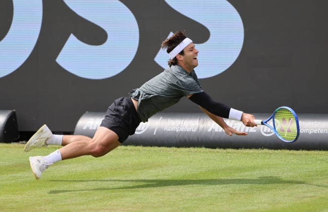 09.06.2026, Boss Open 2026, ATP, Tennis Herren Tour 250 Stuttgart, TTC Weissenhof, Tennis, im Bild: Alexis Galarneau (CAN)