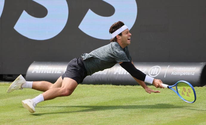09.06.2026, Boss Open 2026, ATP, Tennis Herren Tour 250 Stuttgart, TTC Weissenhof, Tennis, im Bild: Alexis Galarneau (CAN)