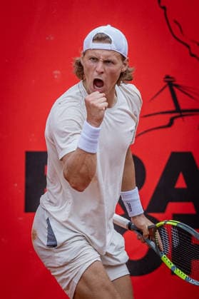 BRATISLAVA OPEN TENNIS ATP, Tennis Herren CHALLENGER Hynek Barton (Czechia) during first round ATP Tennis Challenger tour 100 Bratislava Open match against Buvaysar Gadamauri (Belgium). Tennis courts Slovan Bratislava, Bratislava, Slovakia, June 08, 2026. Photo by Branislav Racko Copyright: xx 080A0796