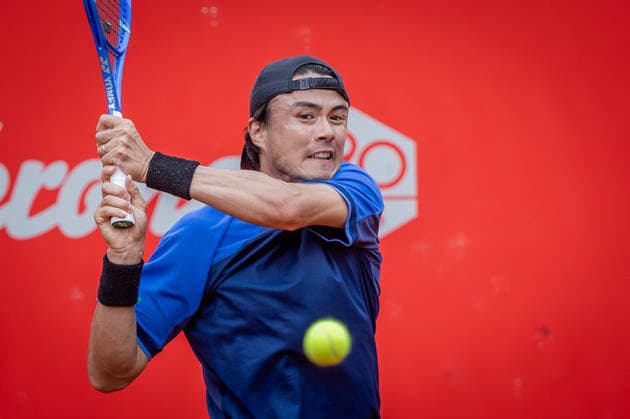 BRATISLAVA OPEN TENNIS ATP, Tennis Herren CHALLENGER Taro Daniel (Japan) during first round ATP Tennis Challenger tour 100 Bratislava Open match against Timofey Skatov (Kazakhstan). Tennis courts Slovan Bratislava, Bratislava, Slovakia, June 08, 2026. Photo by Branislav Racko Copyright: xx 080A0864