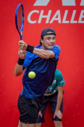 BRATISLAVA OPEN TENNIS ATP, Tennis Herren CHALLENGER Taro Daniel (Japan) during first round ATP Tennis Challenger tour 100 Bratislava Open match against Timofey Skatov (Kazakhstan). Tennis courts Slovan Bratislava, Bratislava, Slovakia, June 08, 2026. Photo by Branislav Racko Copyright: xx 080A0874