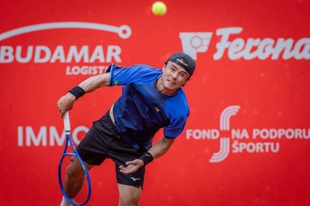 BRATISLAVA OPEN TENNIS ATP, Tennis Herren CHALLENGER Taro Daniel (Japan) during first round ATP Tennis Challenger tour 100 Bratislava Open match against Timofey Skatov (Kazakhstan). Tennis courts Slovan Bratislava, Bratislava, Slovakia, June 08, 2026. Photo by Branislav Racko Copyright: xx 080A0853
