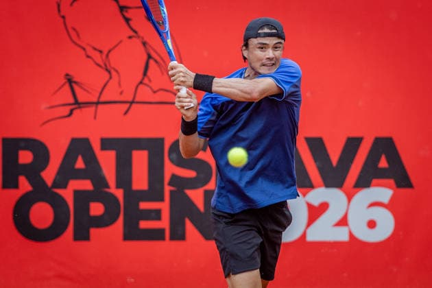 BRATISLAVA OPEN TENNIS ATP, Tennis Herren CHALLENGER Taro Daniel (Japan) during first round ATP Tennis Challenger tour 100 Bratislava Open match against Timofey Skatov (Kazakhstan). Tennis courts Slovan Bratislava, Bratislava, Slovakia, June 08, 2026. Photo by Branislav Racko Copyright: xx 080A0884