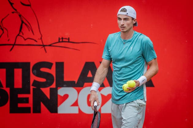 BRATISLAVA OPEN TENNIS ATP, Tennis Herren CHALLENGER Timofey Skatov (Kazakhstan) during first round ATP Tennis Challenger tour 100 Bratislava Open match against Taro Daniel (Japan). Tennis courts Slovan Bratislava, Bratislava, Slovakia, June 08, 2026. Photo by Branislav Racko Copyright: xx 080A0945