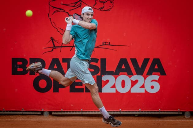 BRATISLAVA OPEN TENNIS ATP, Tennis Herren CHALLENGER Timofey Skatov (Kazakhstan) during first round ATP Tennis Challenger tour 100 Bratislava Open match against Taro Daniel (Japan). Tennis courts Slovan Bratislava, Bratislava, Slovakia, June 08, 2026. Photo by Branislav Racko Copyright: xx 080A1026