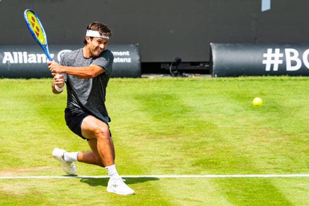 Stuttgart, GERMANY - June 09: Alexis Galerneau (CAN) during the Singles Match between Jan-Lennard Struff (GER) vs. Alexis Galerneau (CAN) at BOSS OPEN 2026, Tennisanlage Weissenhof on June 09, 2026 in Stuttgart, Germany. Baden-Württemberg Germany Copyright: xTimoxSteinx