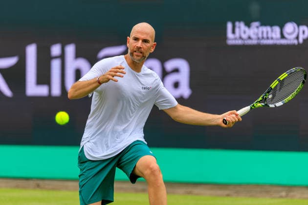 2026-06-09 - Libema Open 2026 ROSMALEN, NETHERLANDS - JUNE 9: Adrian Mannarino of France during the Libema Open 2026 at the Autotron on June 9, 2026 in Rosmalen, Netherlands Rosmalen Autotron Netherlands Content not available for redistribution in The Netherlands directly or indirectly through any third parties. Copyright: xMarcelxvanxPlateringenx