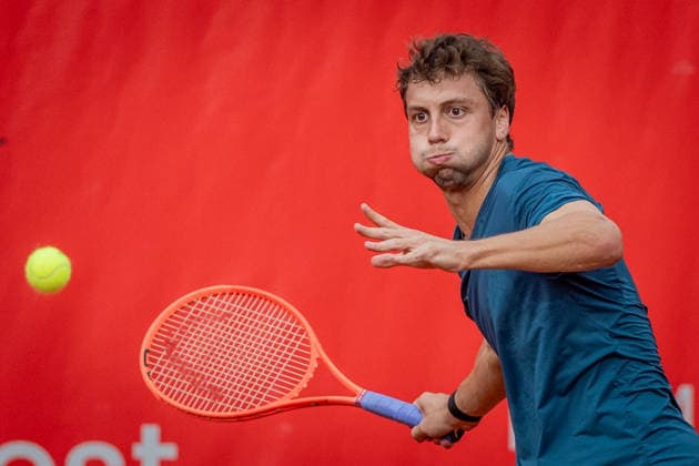 BRATISLAVA OPEN TENNIS ATP, Tennis Herren CHALLENGER Pedro Boscardin Dias (Brazil) during first round ATP Tennis Challenger tour 100 Bratislava Open match against Emilio Nava (USA). Tennis courts Slovan Bratislava, Bratislava, Slovakia, June 08, 2026. Photo by Branislav Racko Copyright: xx 080A1169