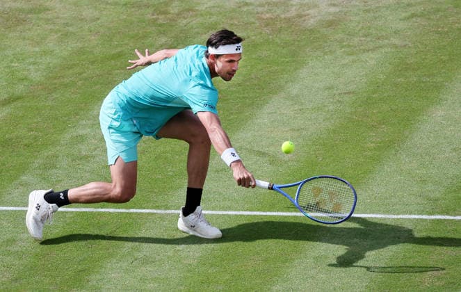 Stuttgart , Tennis , BOSS Open , Daniel Altmaier ( GER )