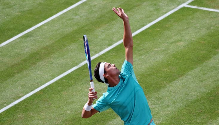 Stuttgart , Tennis , BOSS Open , Daniel Altmaier ( GER )