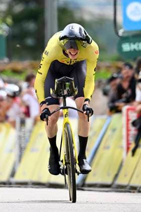 Tour Auvergne - Rhone-Alpes 2026 Stage 3 PERREUX, FRANCE - JUNE 09 : Jorgenson Matteo (USA) of Team Visma Lease a Bike during stage 3 of the 78th edition of Tour Auvergne - Rhone-Alpes an UCI World Tour 2.UWT Team Time Trial stage for Men Elite of 28.4 km with start in Perreux and finish in Perreux on June 9, 2026 in Perreux, France, 09 06 2026 ( Motordriver Guy De Vuyst - Perreux France  Copyright: xVincentxKalutx