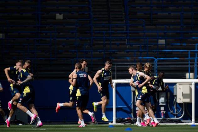 260609 Viktor Gyökeres of the Swedish national football team at a training session during day -2 of the FIFA World Cup, WM, Weltmeisterschaft, Fussball 2026 on June 9, 2026 in Dallas. Photo: Petter Arvidson BILDBYRAN kod PA PA1225 fotboll football soccer fotball vm fotbolls-vm fotball-vm fotbolls-vm 2026 fifa world cup 2026 träning practice training sverige sweden sverige a day -2 bbeng