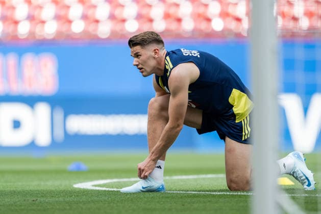 260609 Viktor Gyökeres of the Swedish national football team at a training session during day -2 of the FIFA World Cup, WM, Weltmeisterschaft, Fussball 2026 on June 9, 2026 in Dallas. Photo: Petter Arvidson BILDBYRAN kod PA PA1225 fotboll football soccer fotball vm fotbolls-vm fotball-vm fotbolls-vm 2026 fifa world cup 2026 träning practice training sverige sweden sverige a day -2 bbeng